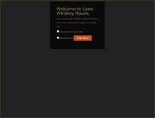 Tablet Screenshot of lawswhiskeyhouse.com